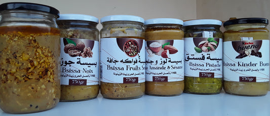 Pack bsissa tunisienne 6 varietes artisanales 4,5kg